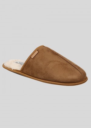 Brown Ben Sherman Country Club Slipper | IFOUGK-029