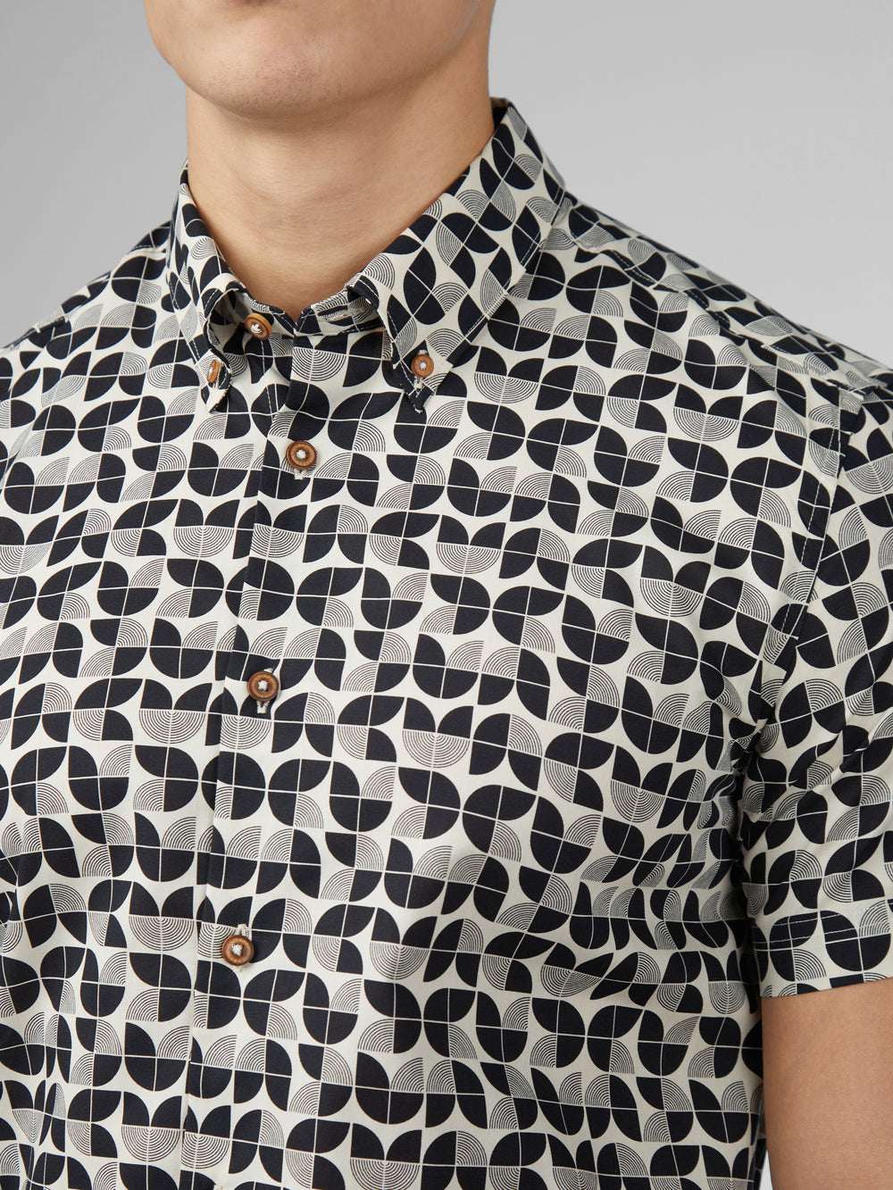 Black Ben Sherman Linear Shirts | ZUEYCM-906