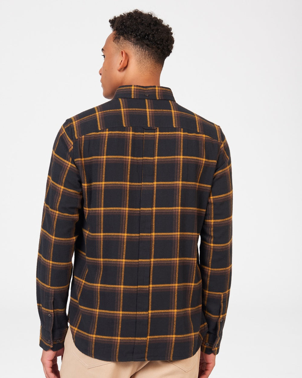 Black Ben Sherman Oversized Brushed Check Shirts | ZYIVJL-573