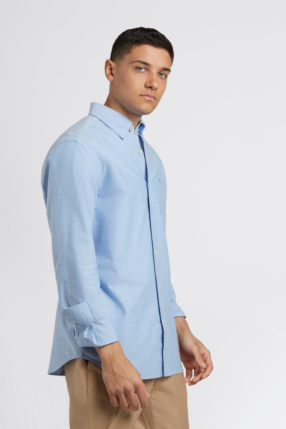 Blue Ben Sherman Brighton Oxford Organic Shirts | FIZYHB-145