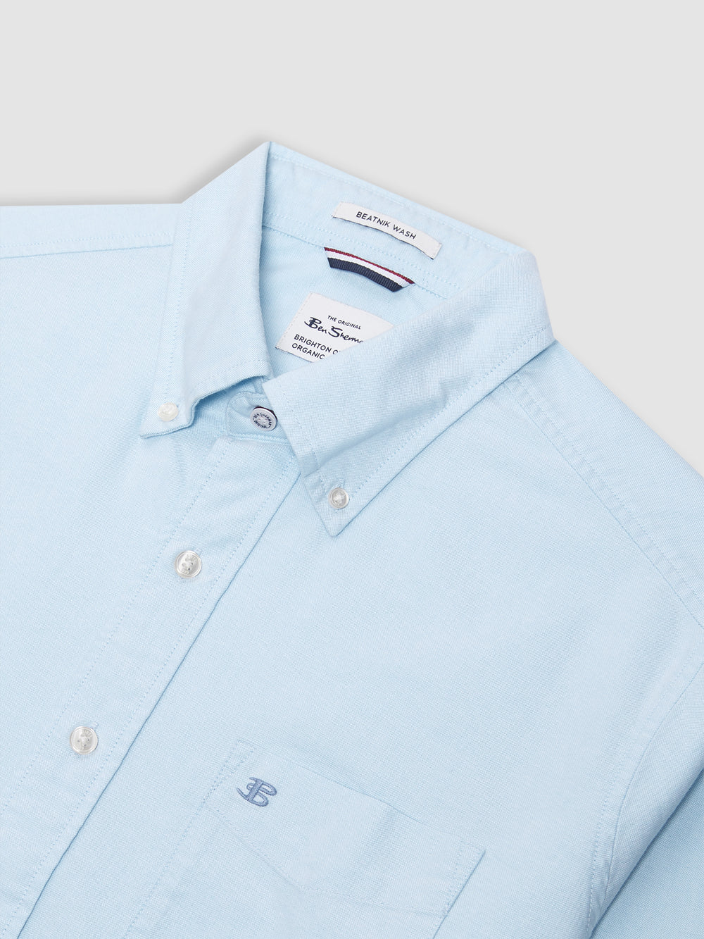 Blue Ben Sherman Brighton Oxford Organic Shirts | DZGJHN-436