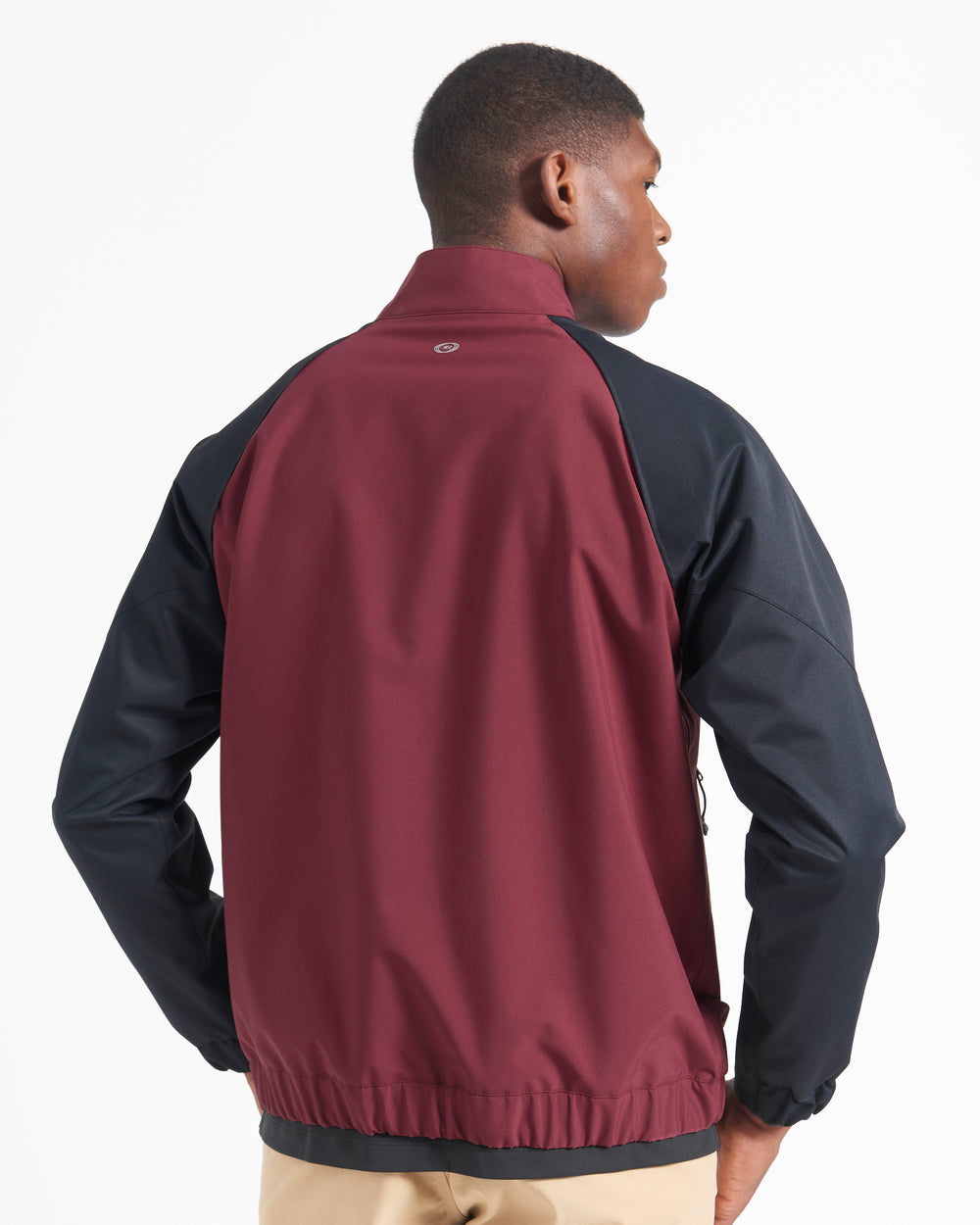 Burgundy Ben Sherman Waterproof Harrington Jackets | XILWZN-569