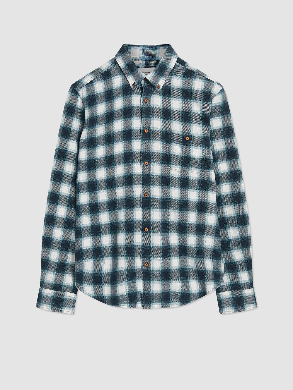 Green Ben Sherman Brushed Ombre Check Flannel Shirts | VNFWMY-962