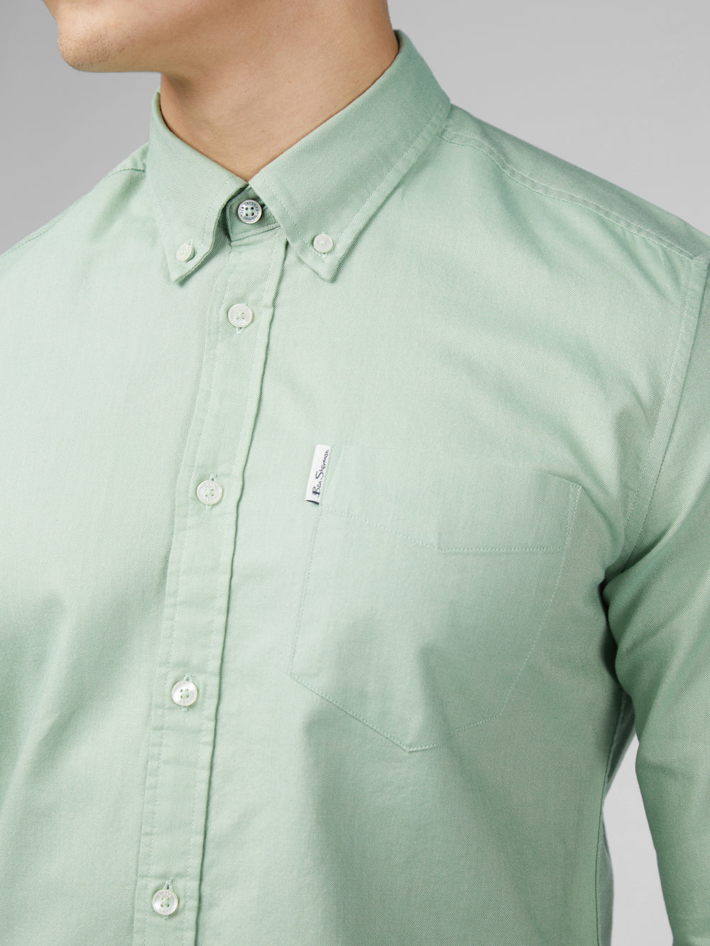 Green Ben Sherman Signature Oxford Shirts | KEHAMU-691