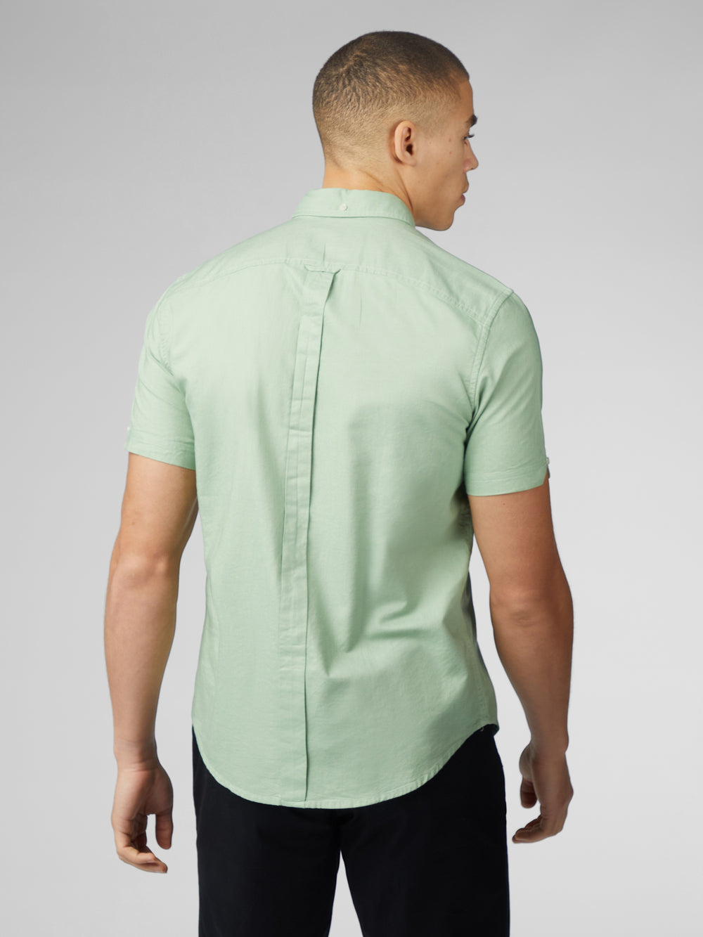 Green Ben Sherman Signature Short Sleeve Oxford Shirts | WKSIXV-147