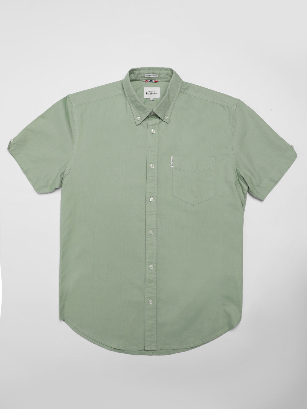 Green Ben Sherman Signature Short Sleeve Oxford Shirts | WKSIXV-147