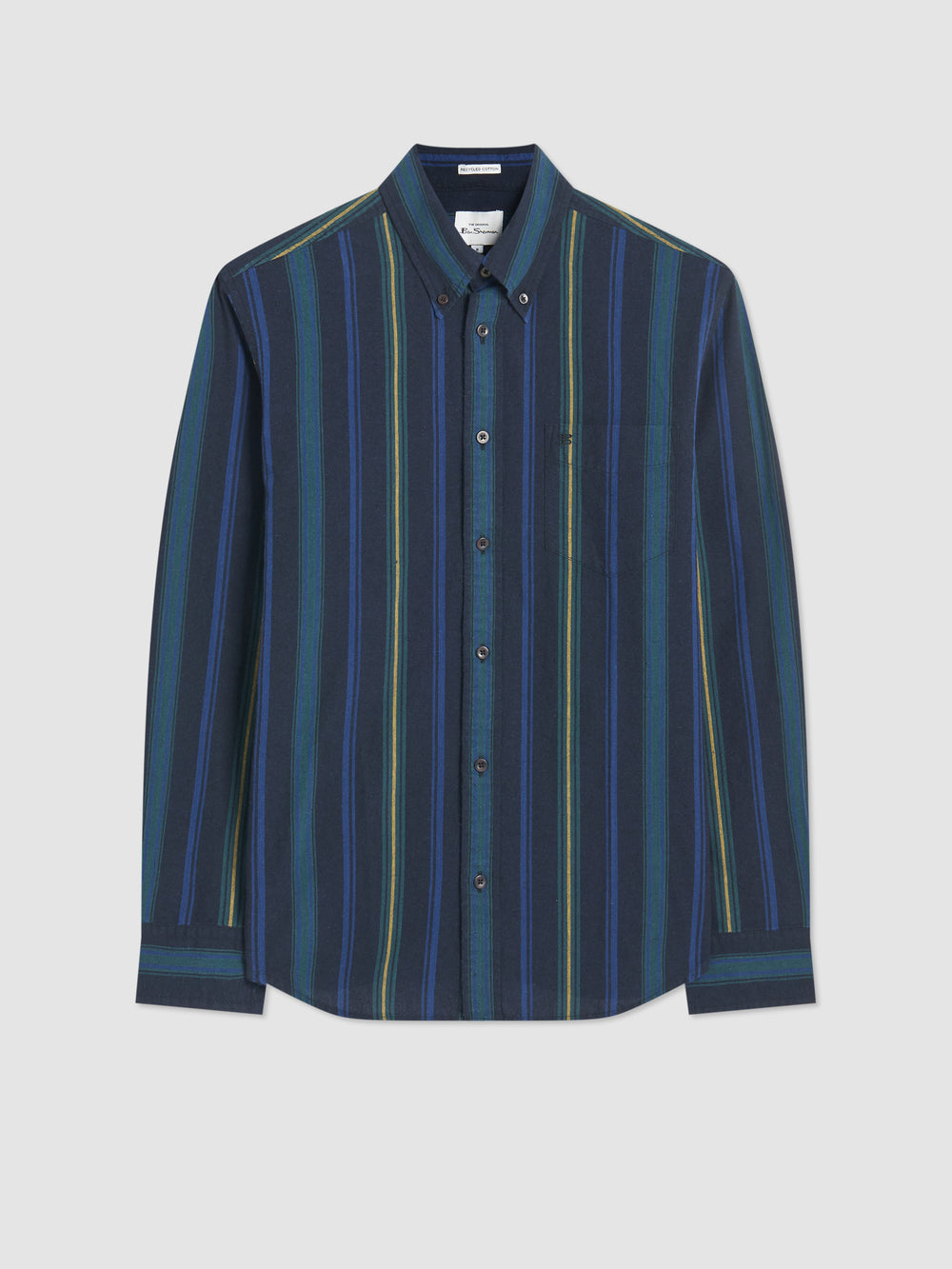 Green Ben Sherman Signature Striped Oxford Shirts | FSAOXD-120