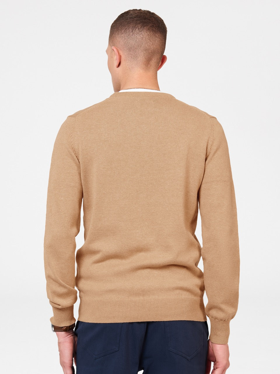 Grey Ben Sherman Signature Crewneck Knitwear | KQBYFA-647