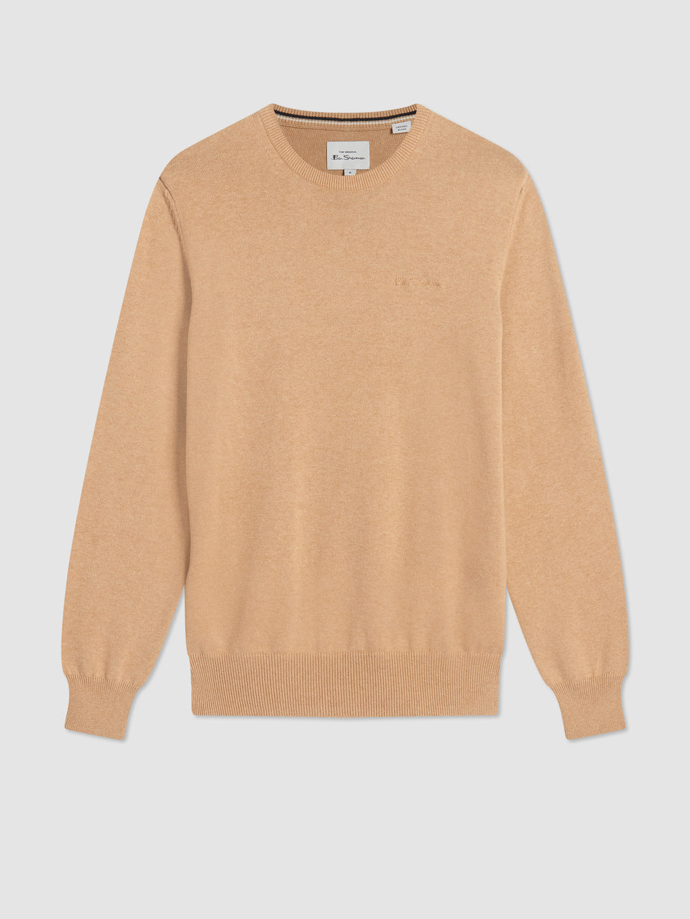 Grey Ben Sherman Signature Crewneck Knitwear | KQBYFA-647