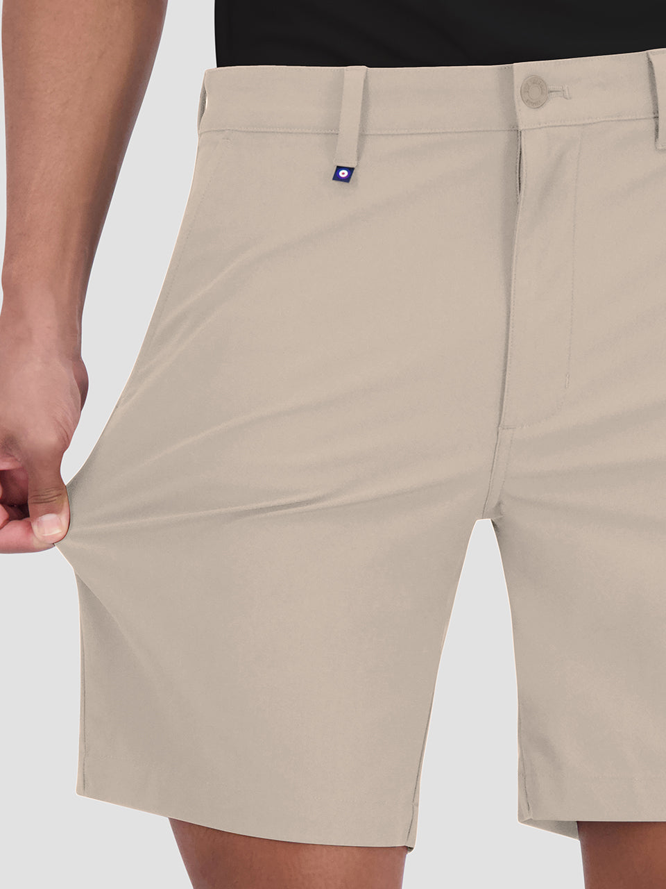 Khaki Ben Sherman 4Way Stretch Tech Shorts | TYNLZJ-703