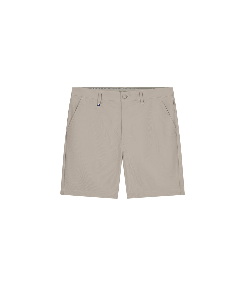 Khaki Ben Sherman 4Way Stretch Tech Shorts | TYNLZJ-703