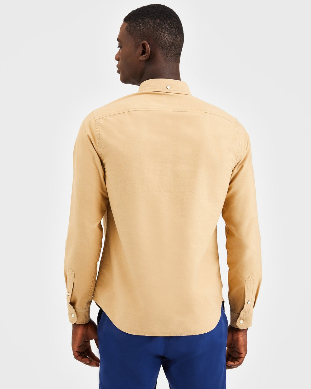 Khaki Ben Sherman Beatnik Oxford Garment Dye Shirts | JDOHQY-379