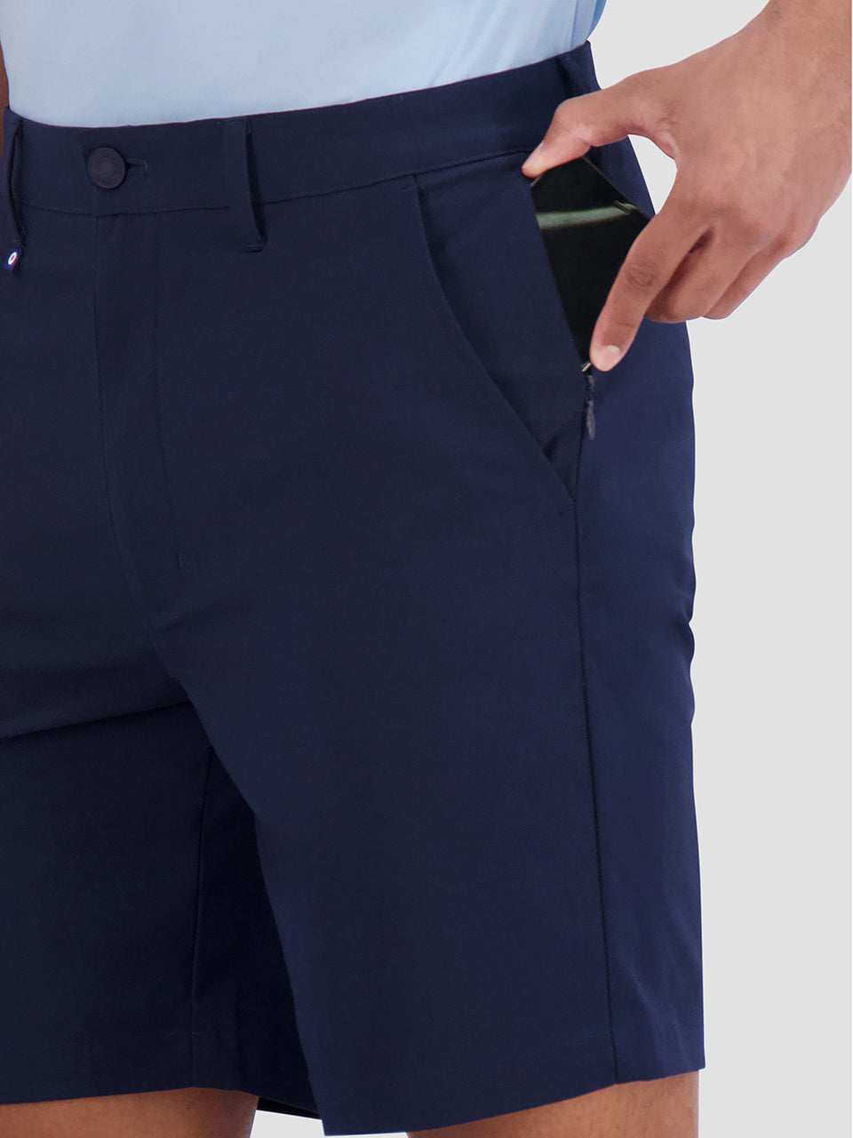 Navy Ben Sherman 4Way Stretch Tech Shorts | VWKLXN-967