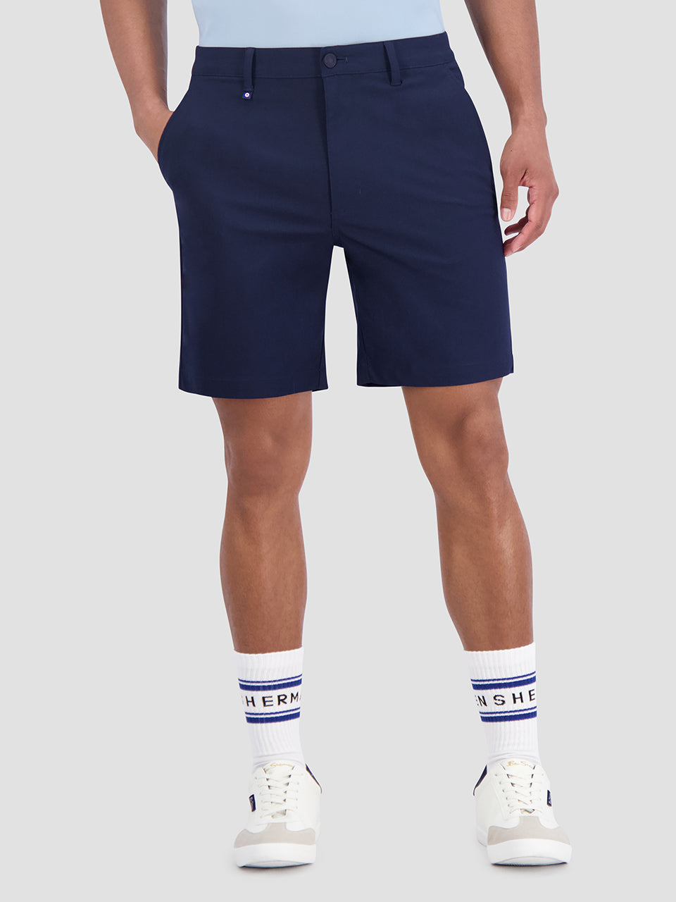 Navy Ben Sherman 4Way Stretch Tech Shorts | VWKLXN-967