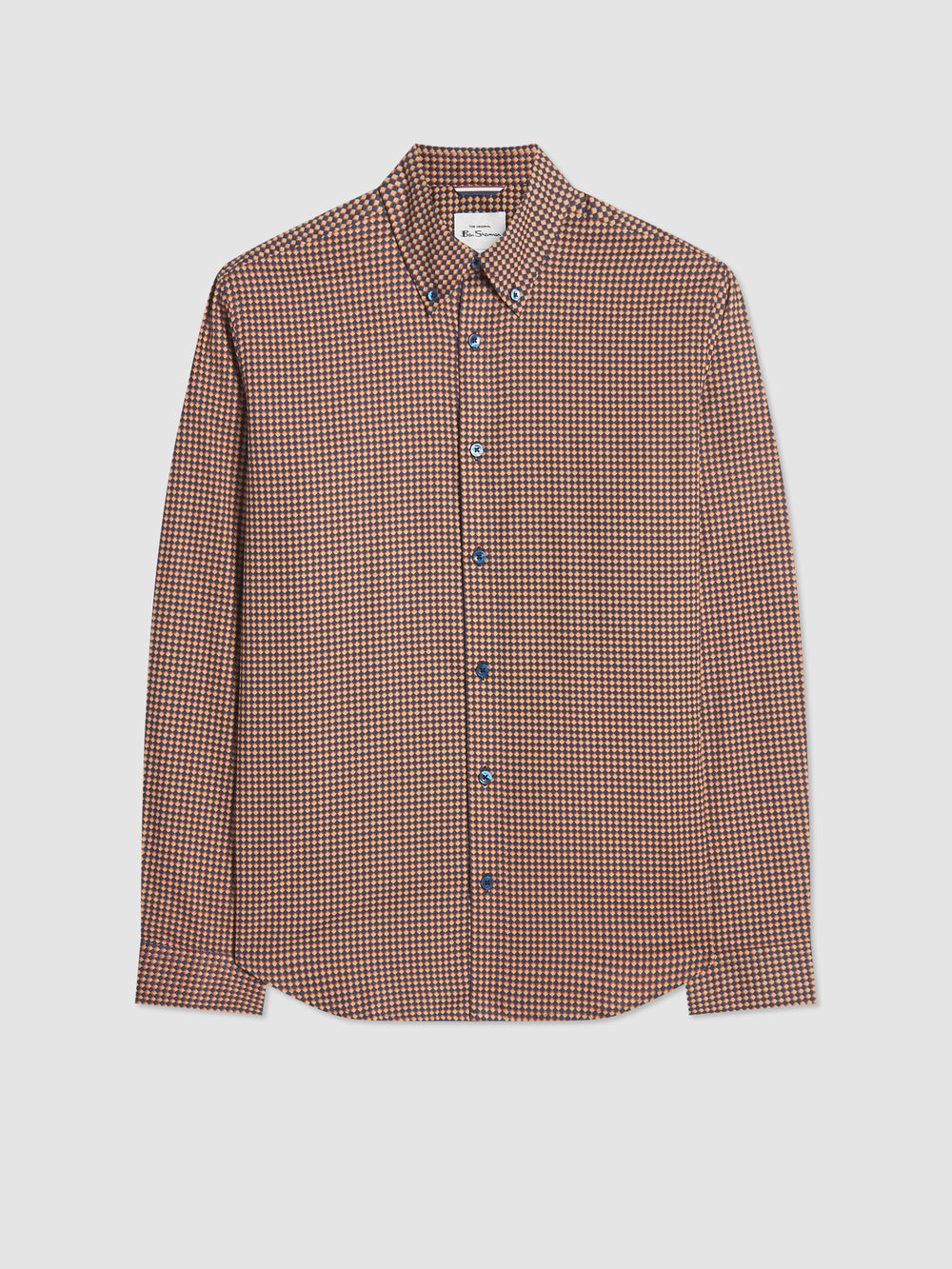 Orange Ben Sherman Signature Chevron Shirts | GJUIDM-954