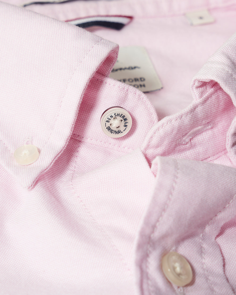 Pink Ben Sherman Brighton Oxford Organic Shirts | BXFTYN-023