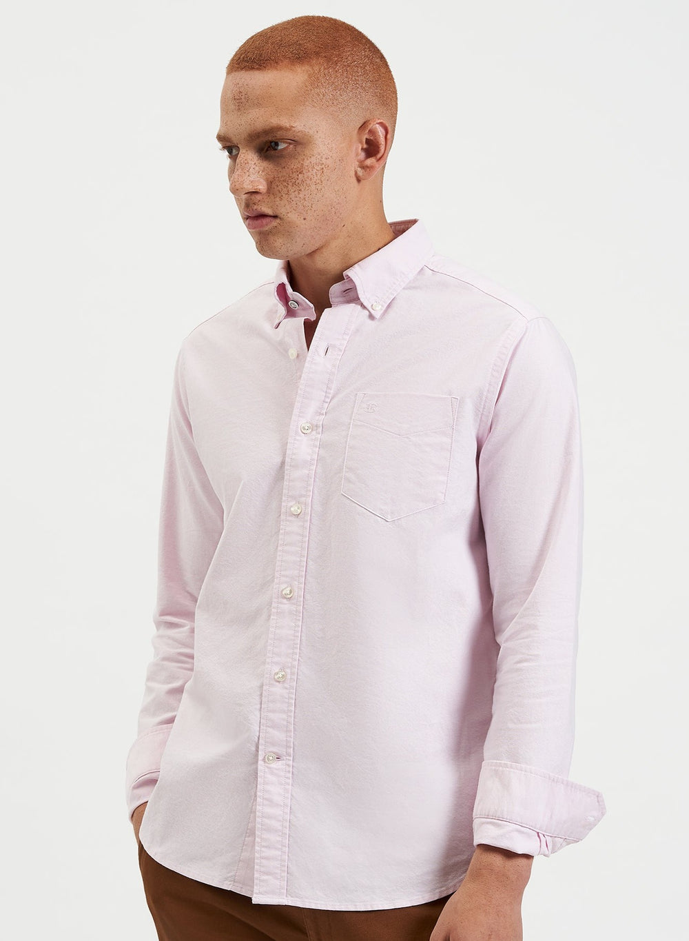 Pink Ben Sherman Brighton Oxford Organic Shirts | BXFTYN-023