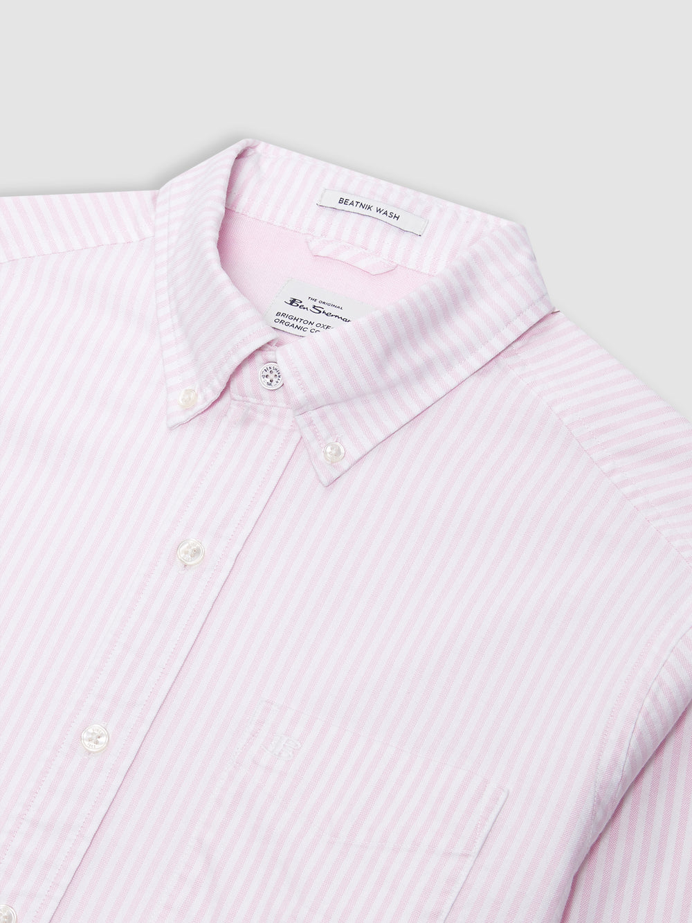 Pink Stripes Ben Sherman Brighton Oxford Shirts | WEFNJC-041