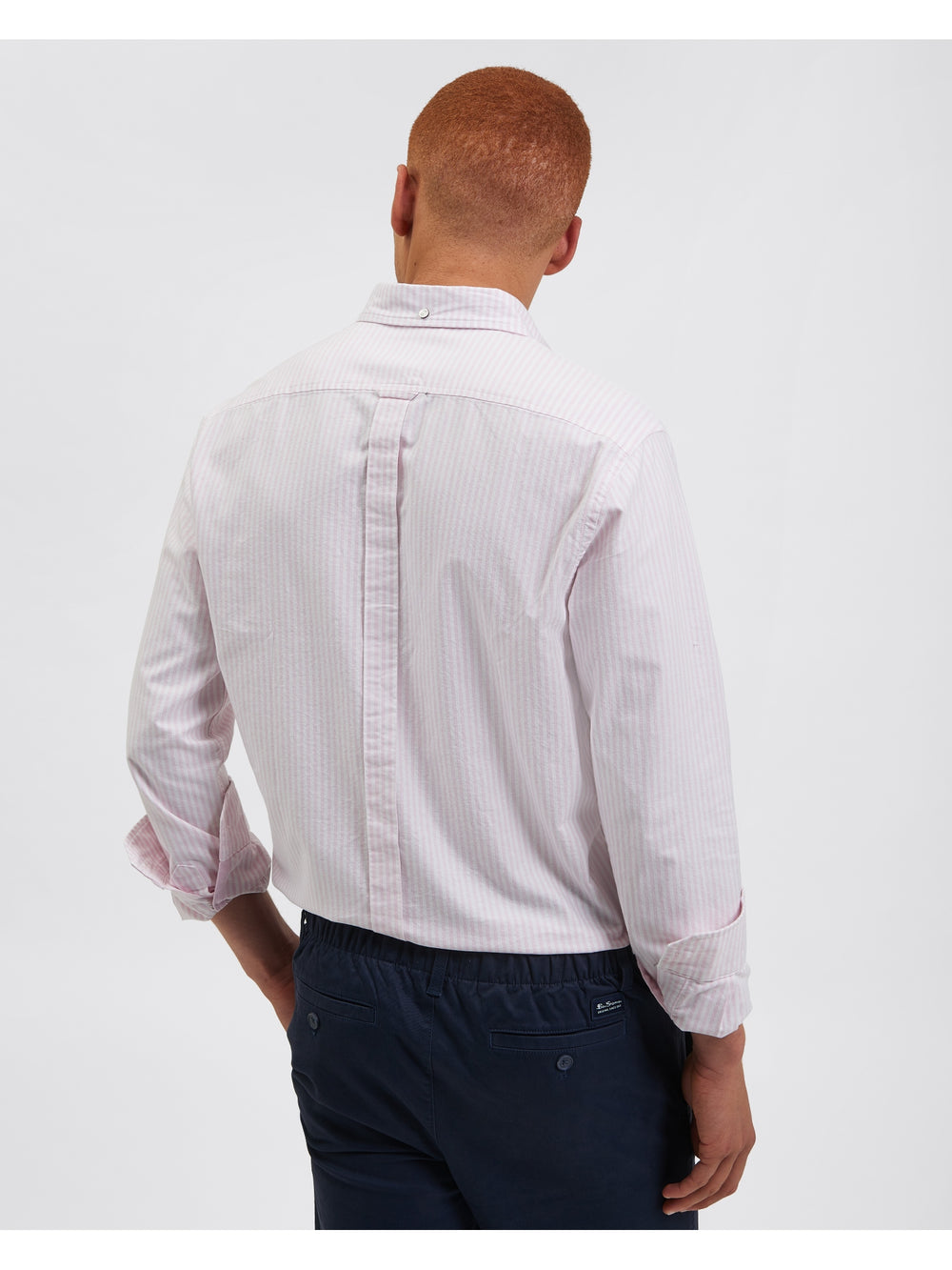 Pink Stripes Ben Sherman Brighton Oxford Shirts | WEFNJC-041