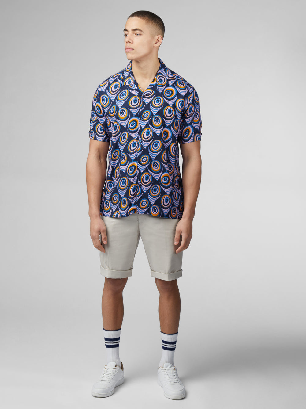 Purple Ben Sherman B by Ben Sherman Psychedelic Print Shirts | ZBOFWJ-705