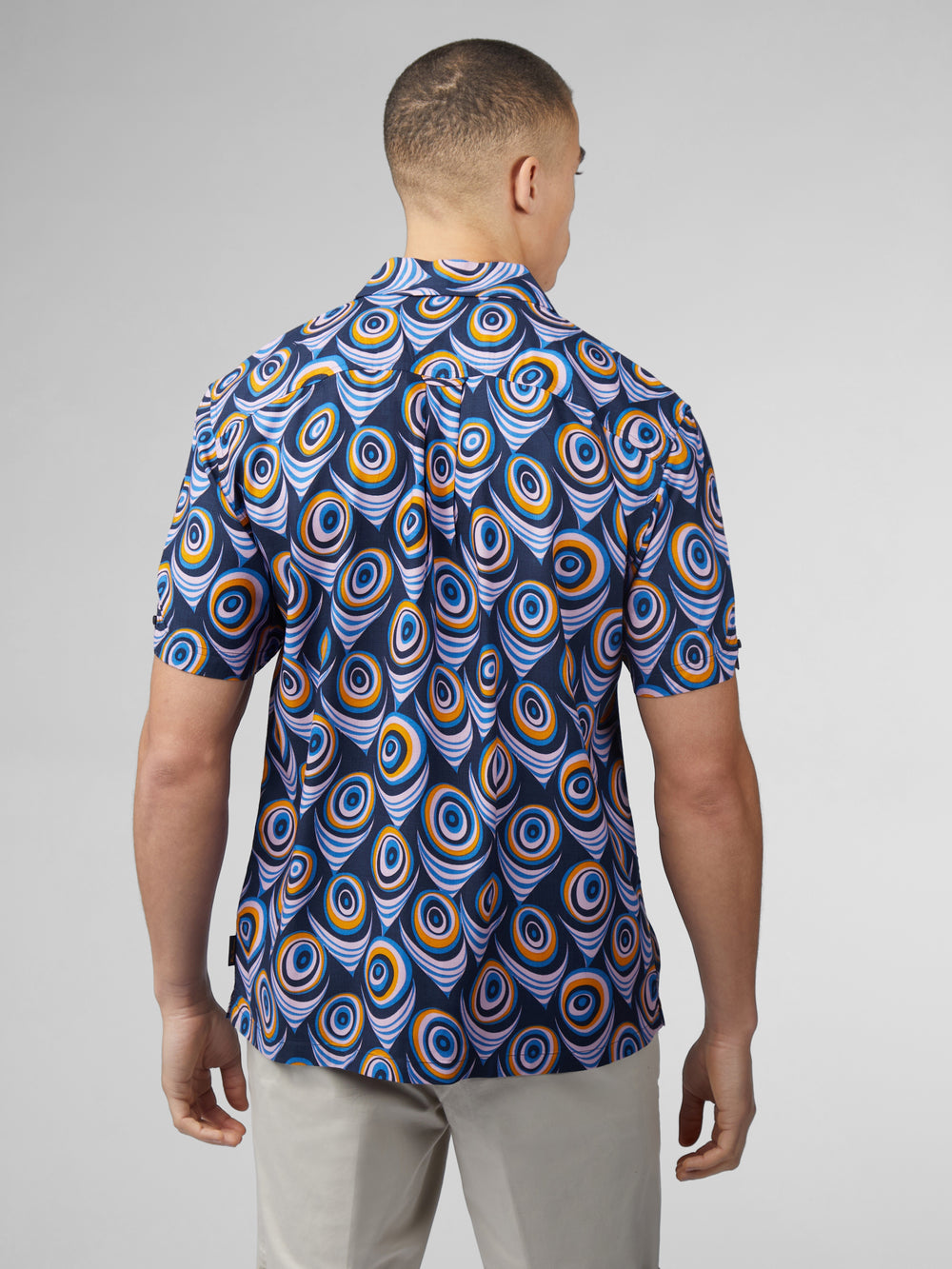 Purple Ben Sherman B by Ben Sherman Psychedelic Print Shirts | ZBOFWJ-705