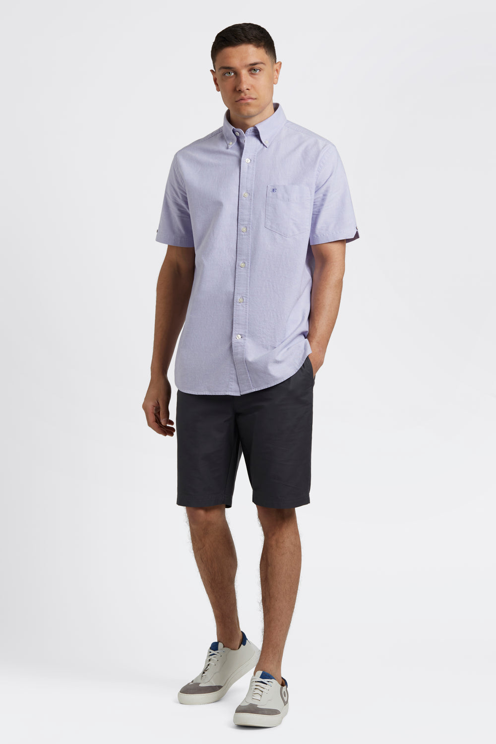 Purple Ben Sherman Brighton Oxford Shirts | ISERNG-531