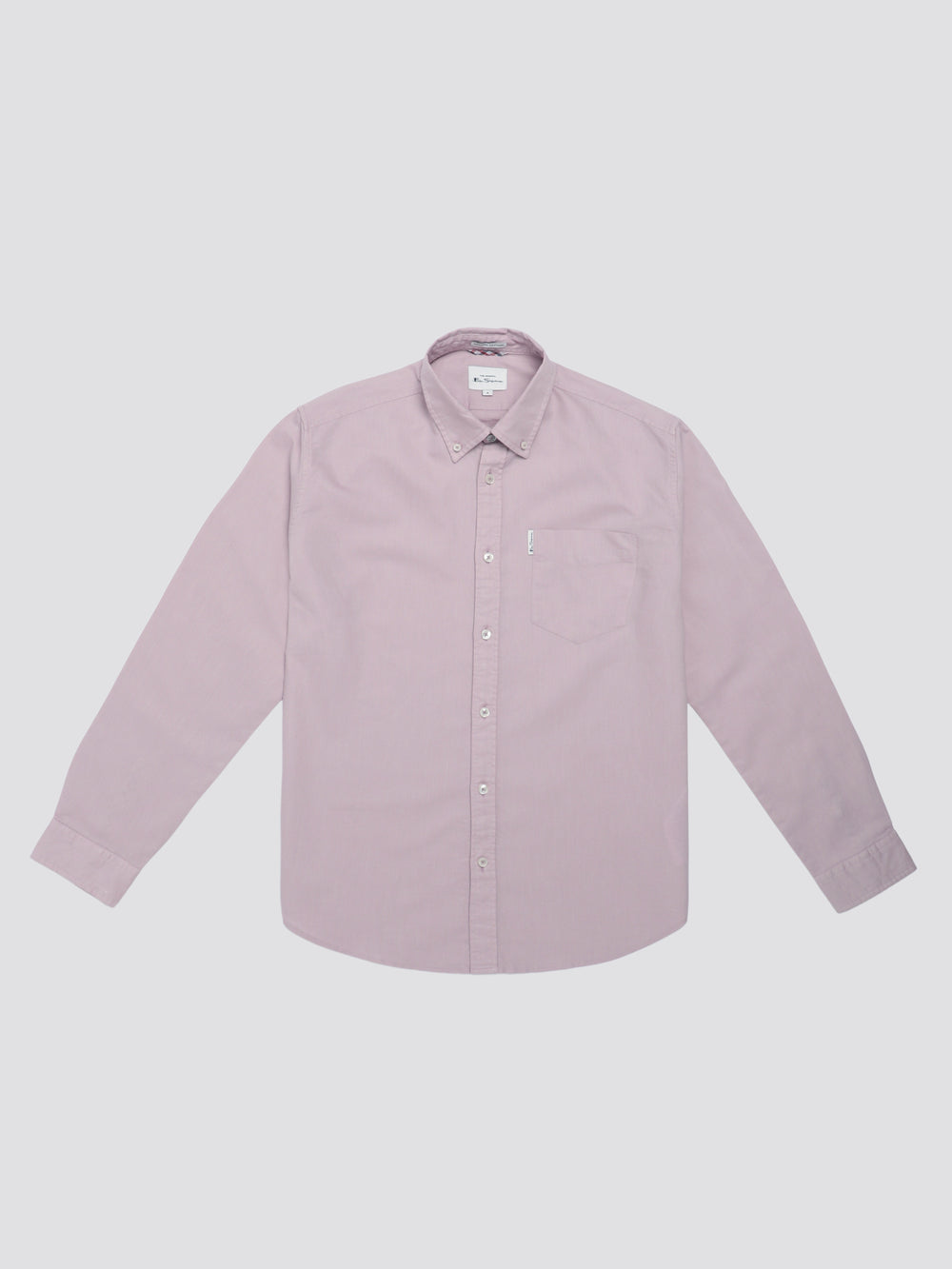 Purple Ben Sherman Signature Oxford Long Sleeve Shirts | TYSMNL-152