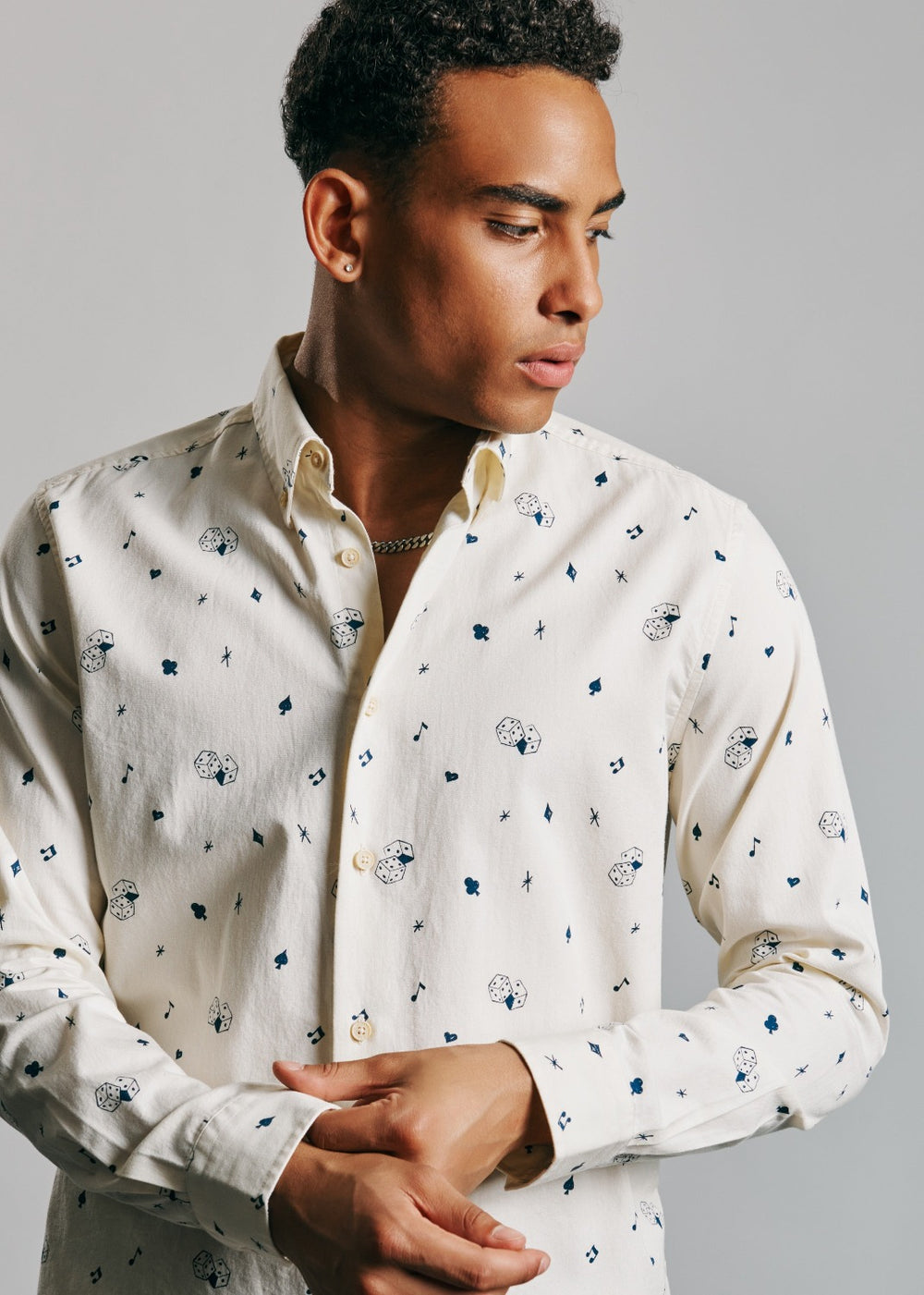 White Ben Sherman Conversational Icon Shirts | FOMQRV-503