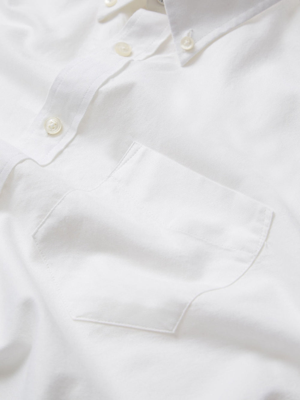 White Ben Sherman Signature Organic Long-Sleeve Oxford Shirts | XZKVPQ-682