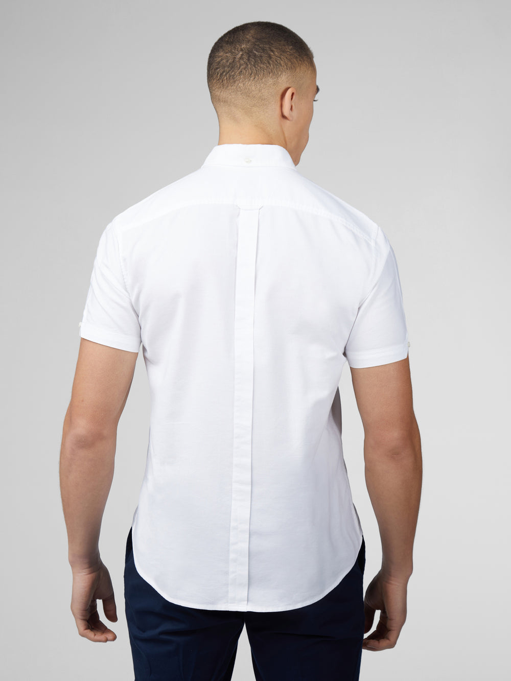 White Ben Sherman Signature Short Sleeve Oxford Shirts | NOCTBQ-982