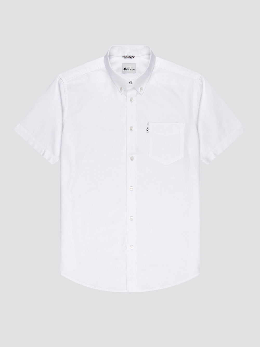 White Ben Sherman Signature Short Sleeve Oxford Shirts | NOCTBQ-982