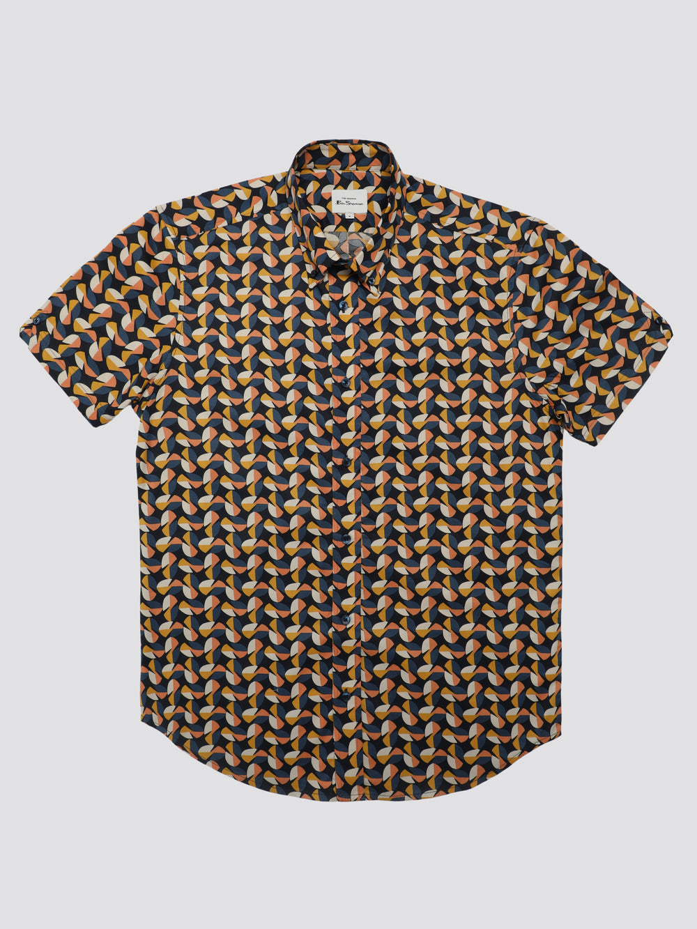 Yellow Ben Sherman Bahaus Geo Shirts | CZRTJV-014