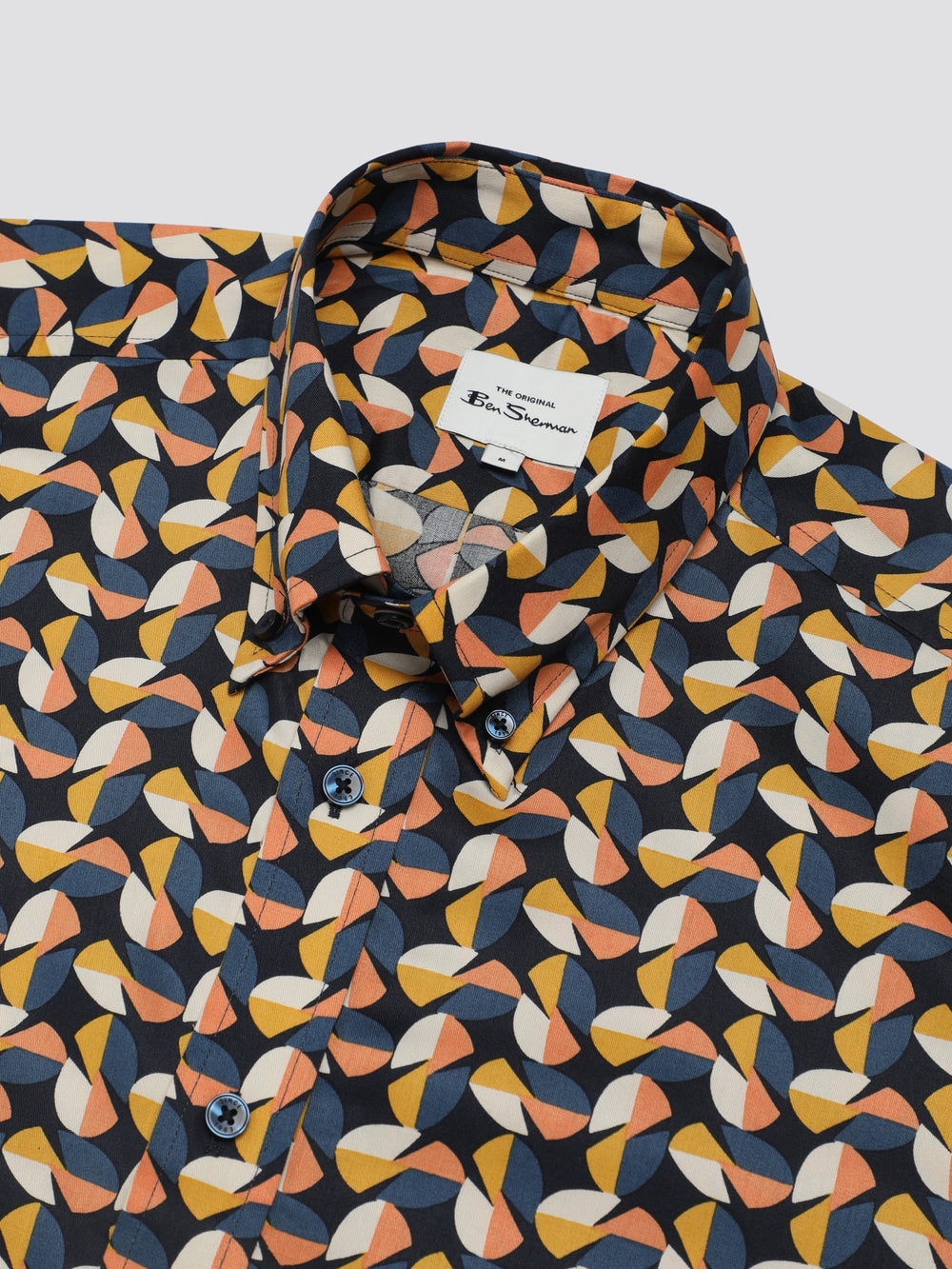 Yellow Ben Sherman Bahaus Geo Shirts | CZRTJV-014